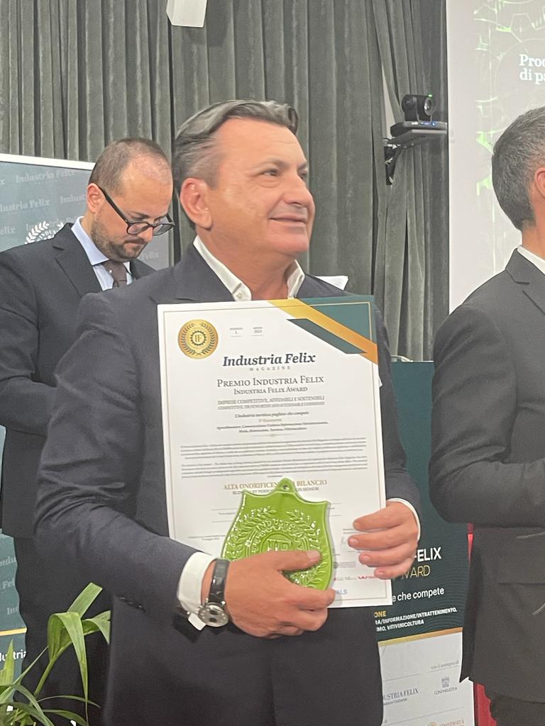 Ancora casi di eccellenza fra le Pmi lucane A Erreffe Progetti il Premio Impresa Ambiente e a Food Service Industria Felix eccellenza