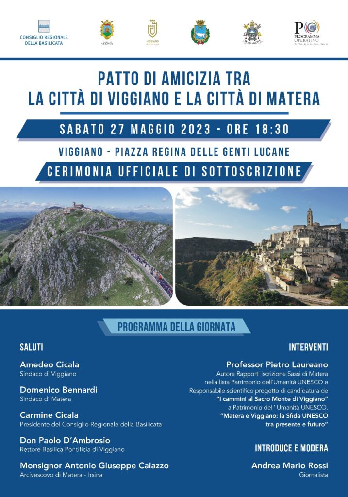 Patto di amicizia Viggiano-Matera amicizia