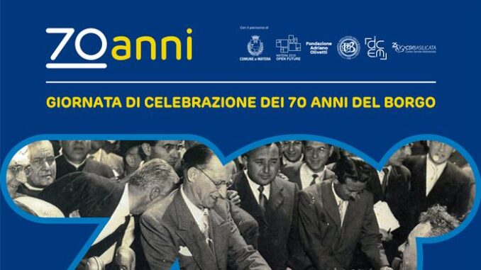 Programma eventi per i 70 anni di La Martella