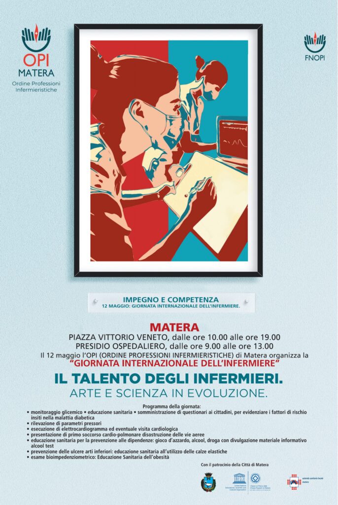 L’AZIENDA SANITARIA LOCALE DI MATERA ADERISCE ALLA GIORNATA INTERNAZIONALE DELL’INFERMIERE giornata internazionale dell'infermiere