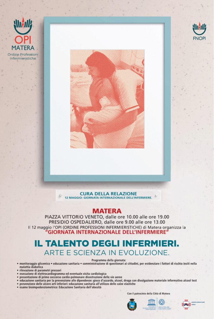 L’AZIENDA SANITARIA LOCALE DI MATERA ADERISCE ALLA GIORNATA INTERNAZIONALE DELL’INFERMIERE giornata internazionale dell'infermiere
