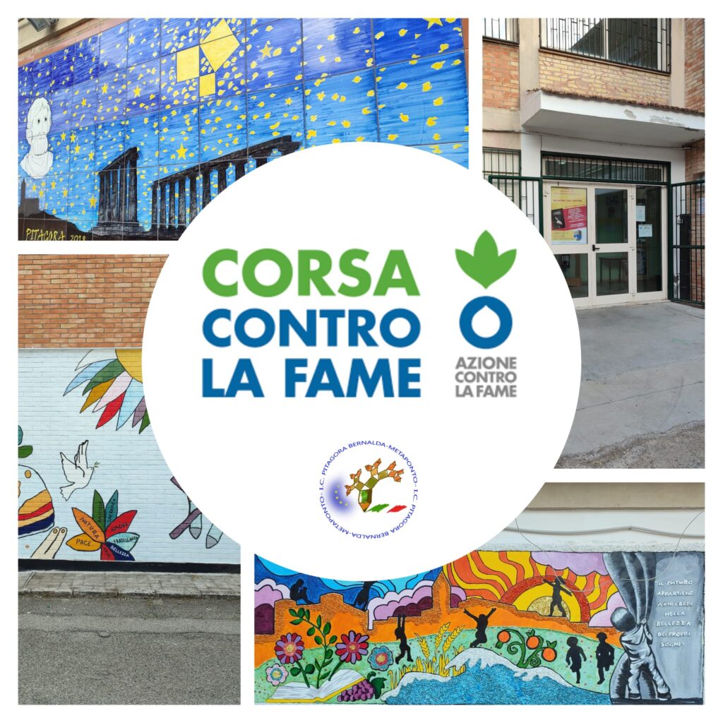 L’I.C. PITAGORA DI BERNALDA PARTECIPA ALLA “CORSA CONTRO LA FAME” corsa contro la fame