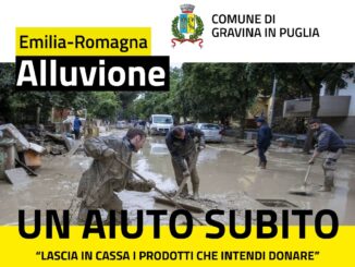 emergenza emilia romagna, la città di gravina al fianco della popolazione di cesena