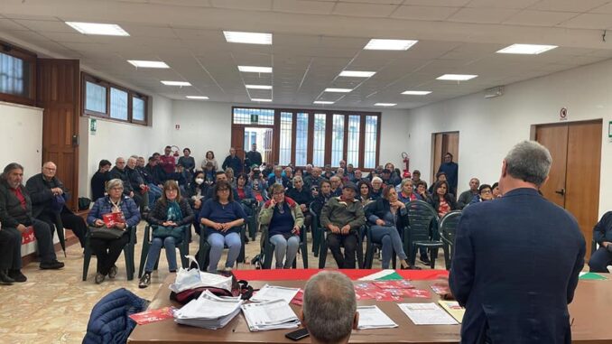 incontro Castrobuovo Sant'Andrea Spi Cgil