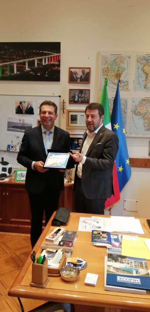 Frana di Maratea, incontro con il Ministro Salvini incontro