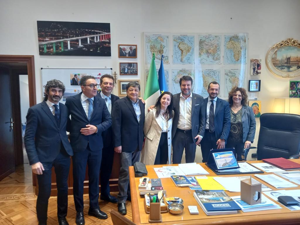 Frana di Maratea, incontro con il Ministro Salvini incontro