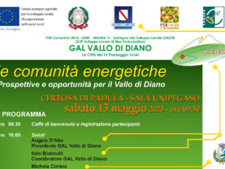 comunità energetiche rinnovabili: programmi, progetti e proposte del gruppo cestari per il sud sabato in incontro a padula 8 locandina padula e1683810617162 radiolaser news matera potenza puglia basilicata