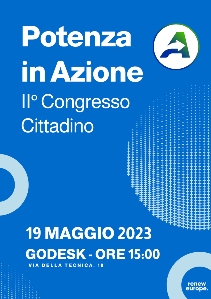 Potenza, il 19 maggio secondo congresso cittadino di Azione potenza