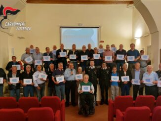compagnia carabinieri di senise. terminato con successo il corso per alfabetizzazione digitale di 46 cittadini over 65. 71 1 2 radio laser news matera potenza puglia basilicata