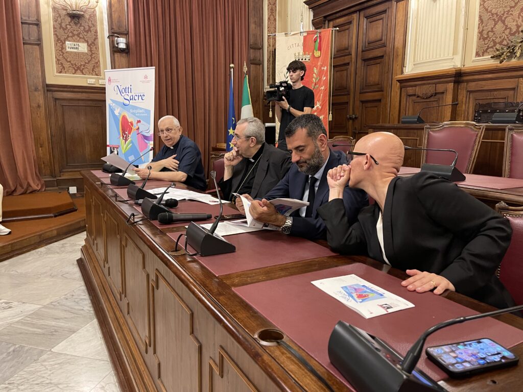 “NOTTI SACRE”PRESENTATA QUESTA MATTINA A PALAZZO DI CITTÀ LA XIII EDIZIONE DELLA RASSEGNA MUSICALE ORGANIZZATA DALL’ARCIDIOCESI DI BARI-BITONTO rassegna