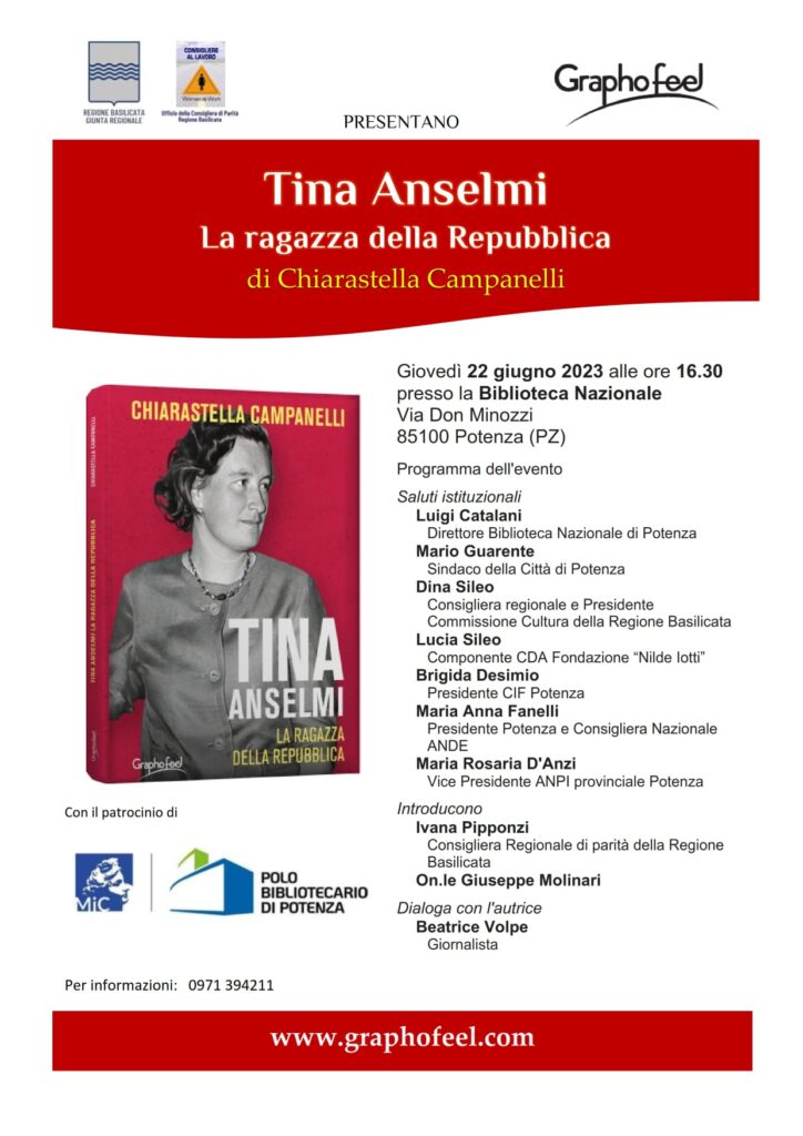 A Pz libro su Anselmi, Pipponzi: “Fece battaglie per la parità” anselmi