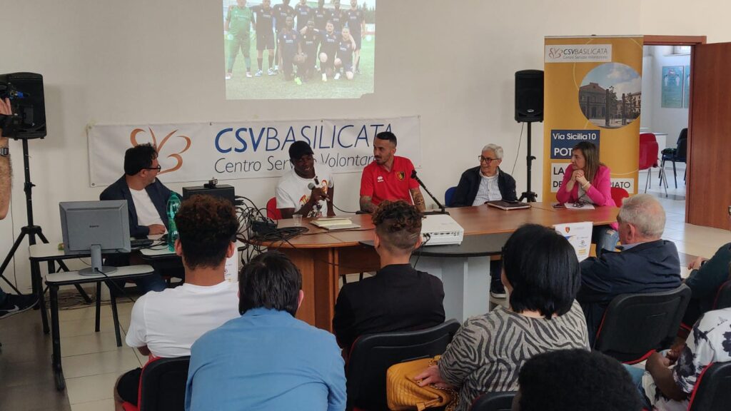 integration league: l'esperienza potenza calcio presentata al csv basilicata integration league