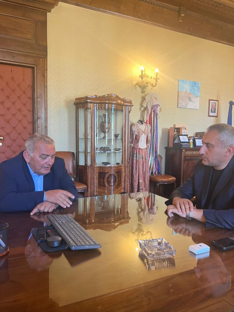 Il Presidente della Provincia di Matera, Piero Marrese, ha incontrato l’assessore regionale alle Attività Produttive, Michele Casino. piero marrese