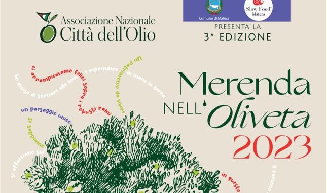Merenda nell'oliveta