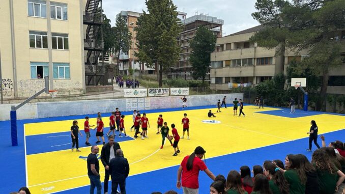 Nuovo campo da basket a Lanera (2)