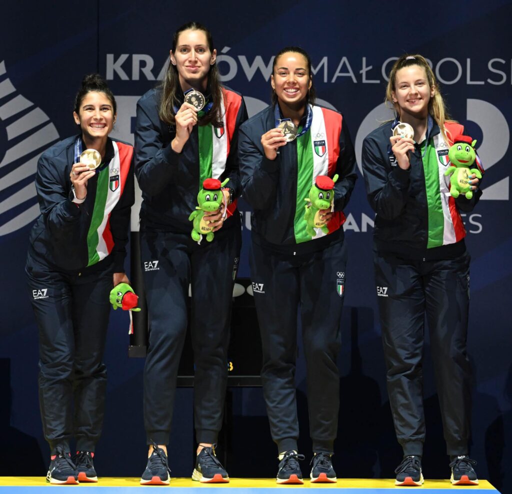 Continua il dominio del Fioretto Azzurro: la potentina Francesca Palumbo vince il titolo europeo a squadre a Cracovia fioretto azzurro
