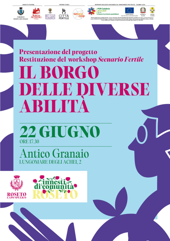 PRESENTAZIONE DEL PROGETTO “ROSETO: IL BORGO DELLE DIVERSE ABILITÀ” borgo