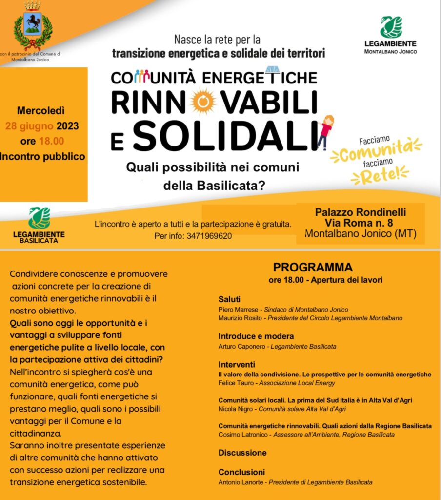 Comunità Energetiche Rinnovabili.