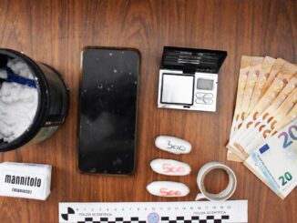 marconia, la polizia di stato di matera arresta 46enne trovato in possesso di cocaina 64 sequestro cocaina 1 radio laser news matera potenza puglia basilicata