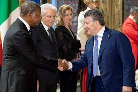 Al Quirinale con Capo Stato Angola (1)