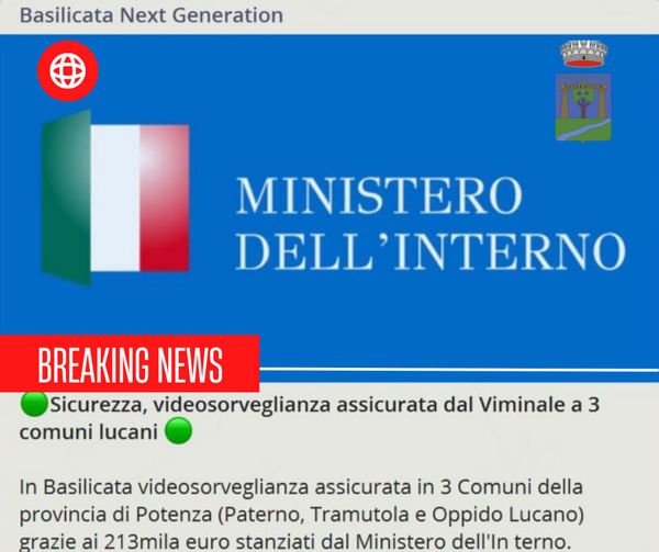 A Paterno arriva la videosorveglianza: finanziato progetto dal Minisero dell’Interno. videosorveglianza
