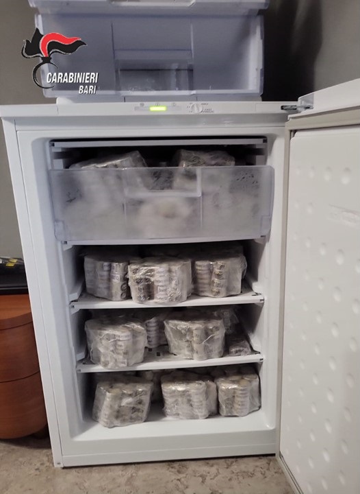 Bari, oltre 50 chili di droga, proiettili e giubbotti antiproiettili in casa: arrestato un 32enne bari