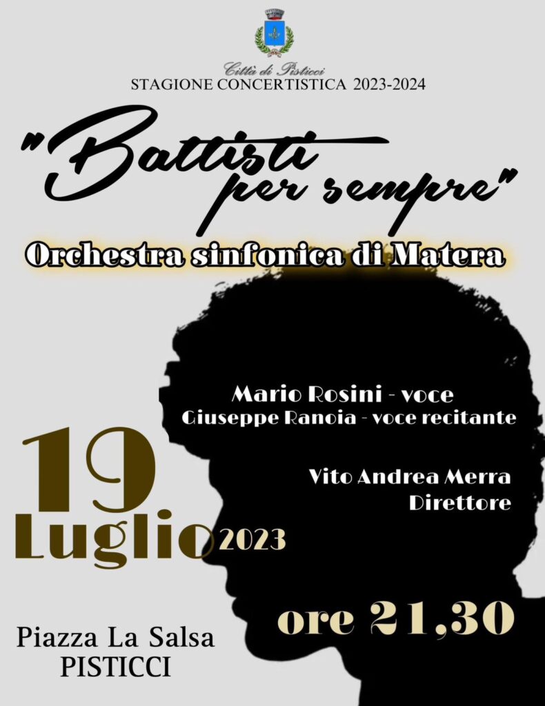 PISTICCI. Parte la seconda edizione della stagione concertistica comunale Stagione concertistica