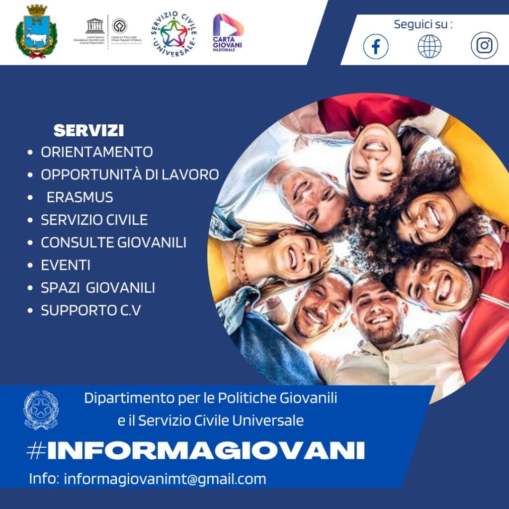 Al via lo Sportello comunale "Informagiovani" sportello