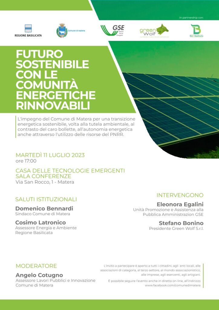Primo incontro divulgativo sulle Comunità energetiche comunita