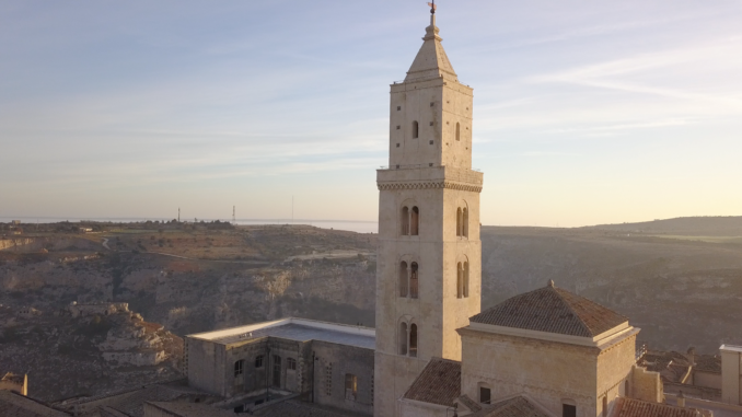 il campanile della cattedrale di Matera