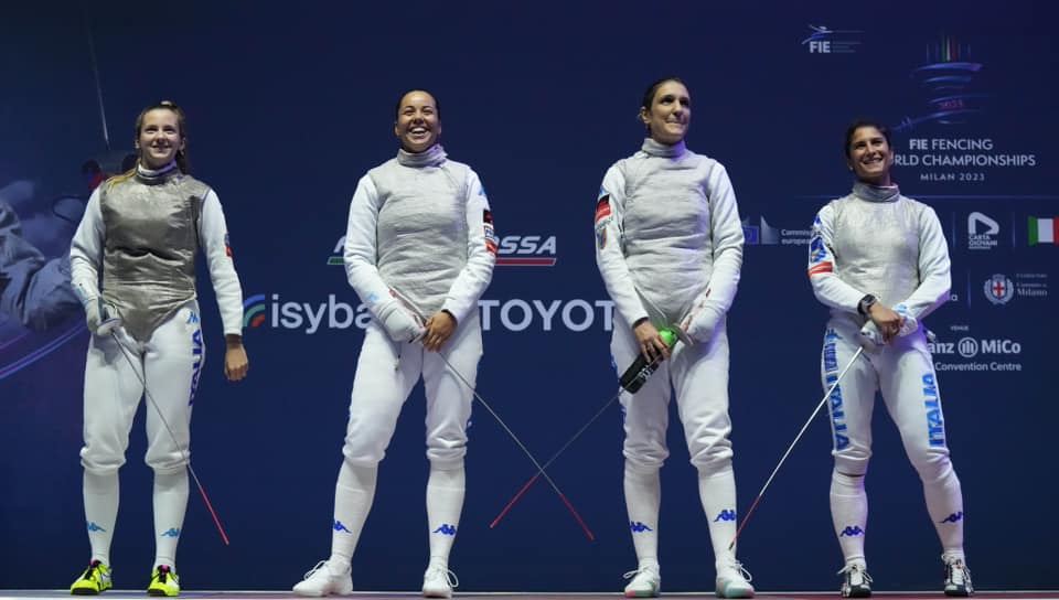 Campionati del mondo assoluti Milano 2023, per il secondo anno consecutivo Francesca Palumbo Campionessa iridata di Fioretto Femminile a squadre Campionati del mondo