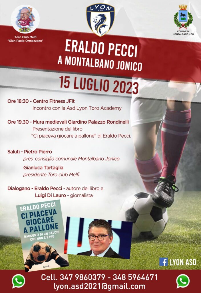 Evento organizzato dal Toro club Melfi “Gian Paolo Ormezzano” e dalla Asd Lyon evento