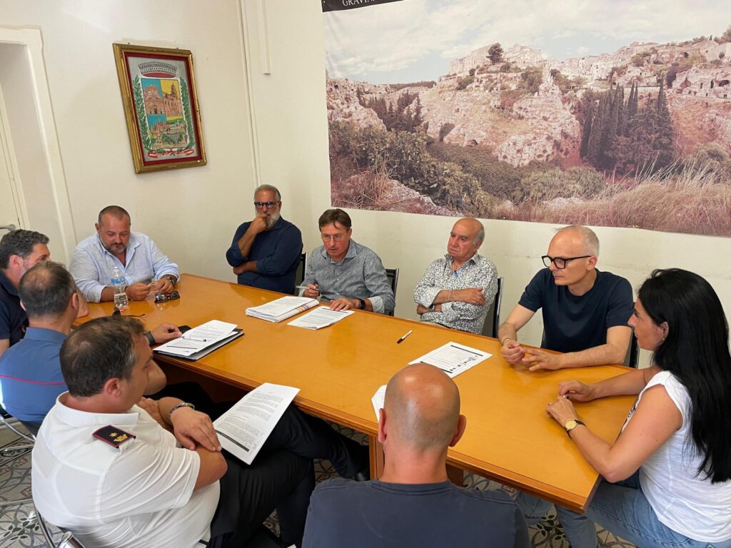 Tavolo operativo con le Forze dell’Ordine tavolo