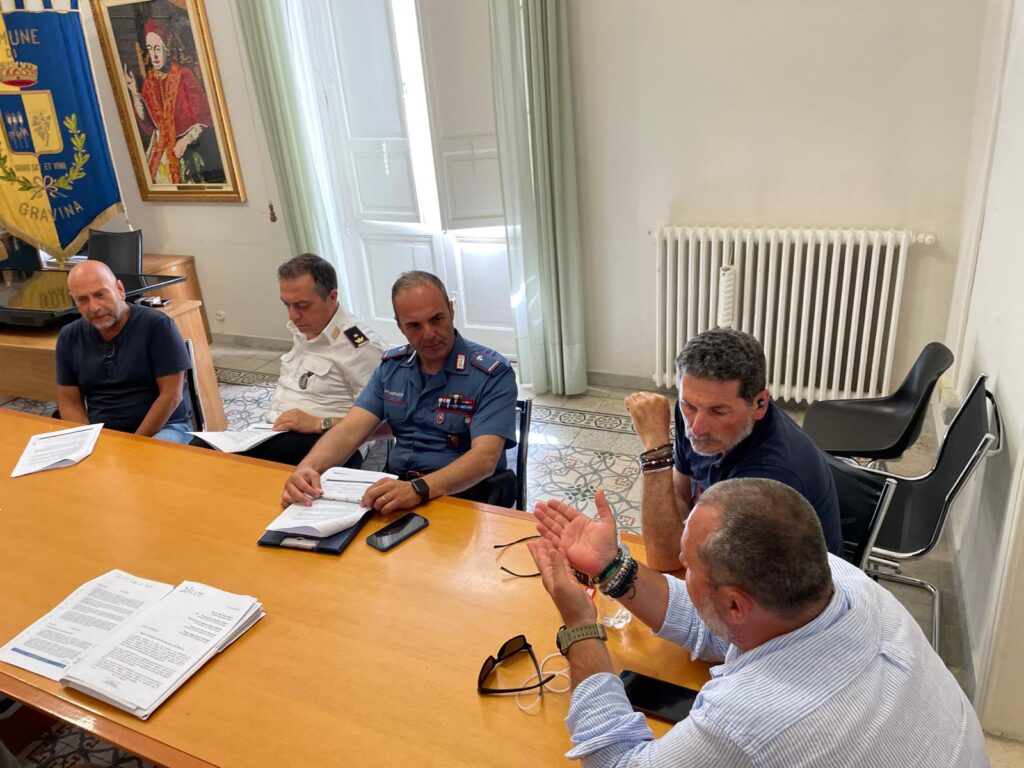 Tavolo operativo con le Forze dell’Ordine tavolo