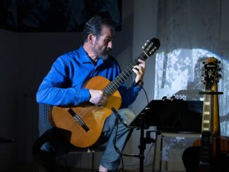 concerto-videoinstallazione di angelo colone al festival internazionale della chitarra di lagonegro 39 colone1 1 radio laser news matera potenza puglia basilicata