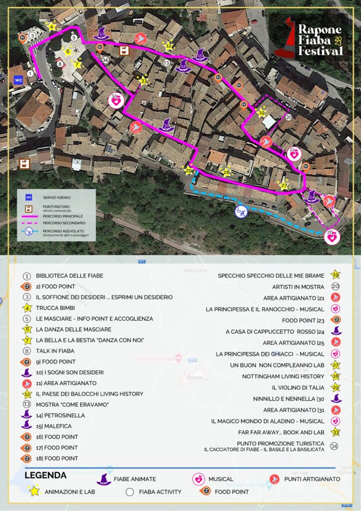 Rapone Fiaba Festival - 18/19/20 agosto 2023. RAPONE FIABA FESTIVAL