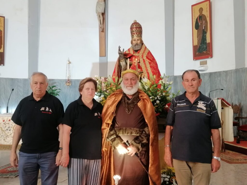 I CAVALIERI DI S.MARIA DEL CASALE ALLA FESTA DEL 12 AGOSTO 2023 IN ONORE DI SAN LEONE MAGNO A METAPONTO cavalieri