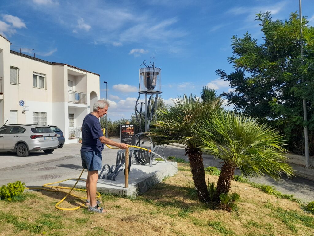 Il monumento dedicato al Pittore di Pisticci pisticci