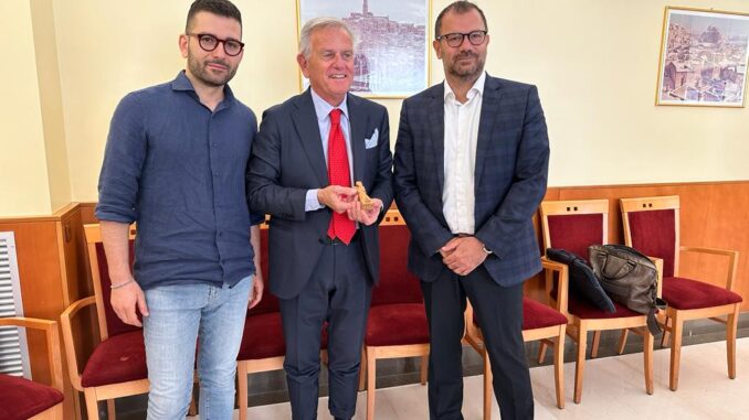 Da sx, Amenta, Valenti e Bennardi