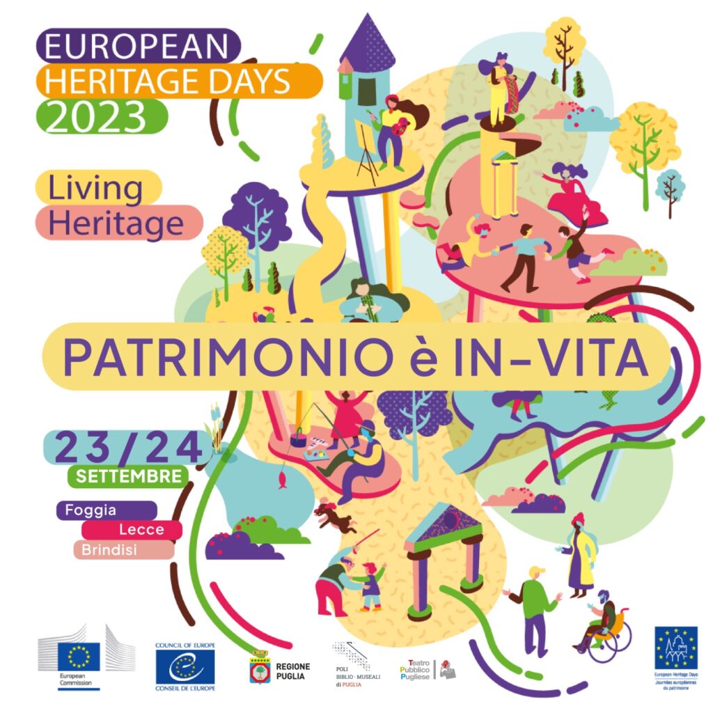 I musei dei Poli Biblio-Museali della Regione Puglia Foggia, Brindisi e Lecceper le Giornate Europee del Patrimonio 23 e 24 settembre 2023 musei