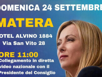 a matera domenica assemblea regionale fratelli d'italia 72 meloni e1695379112353 radio laser news matera potenza puglia basilicata