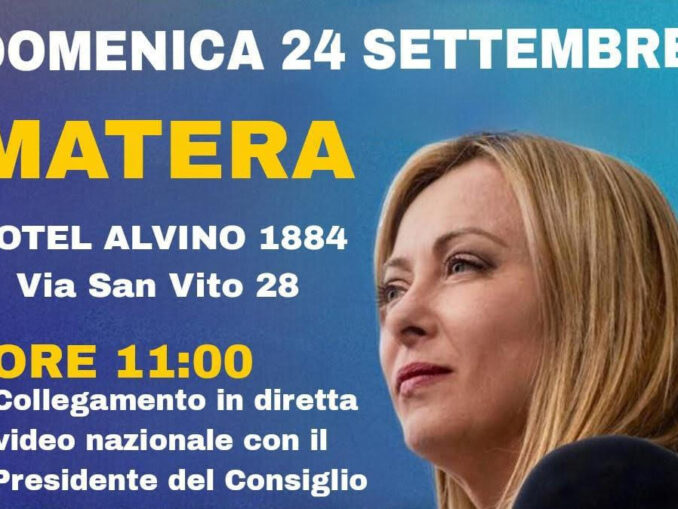 meloni e1695379112353 radio laser news matera potenza puglia basilicata