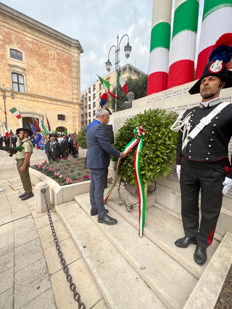Saluto commemorazione 80esimo del 21 settembre Matera, 21 settembre 2023 cpmmemorazione