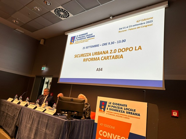 LA POLIZIA PROVINCIALE DI POTENZA ALLE GIORNATE DI POLIZIA LOCALE E SICUREZZA URBANA polizia
