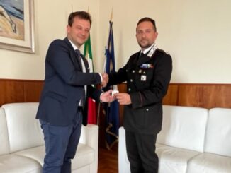 Giordano incontra il nuovo Comandante della Compagnia Carabinieri di Potenza