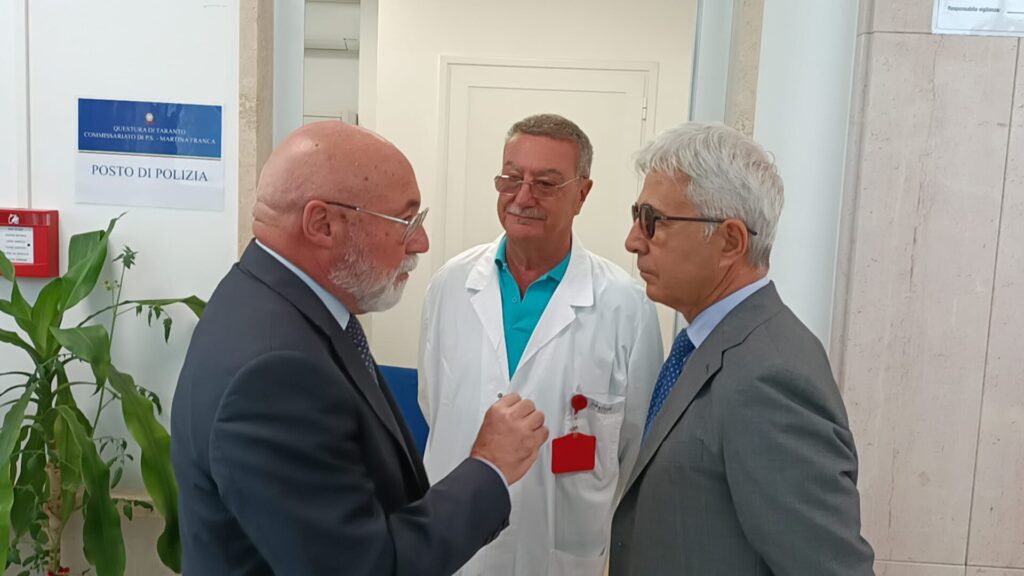 Taranto, 14 settembre 2023 – Attivato il posto fisso di Polizia all’ospedale di Martina Franca taranto