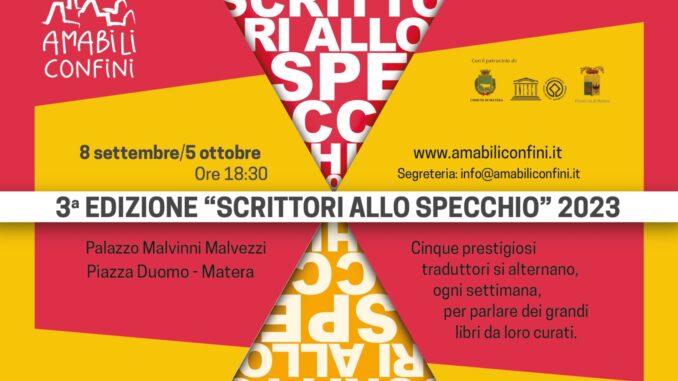 Scrittori allo specchio 2023 - locandina