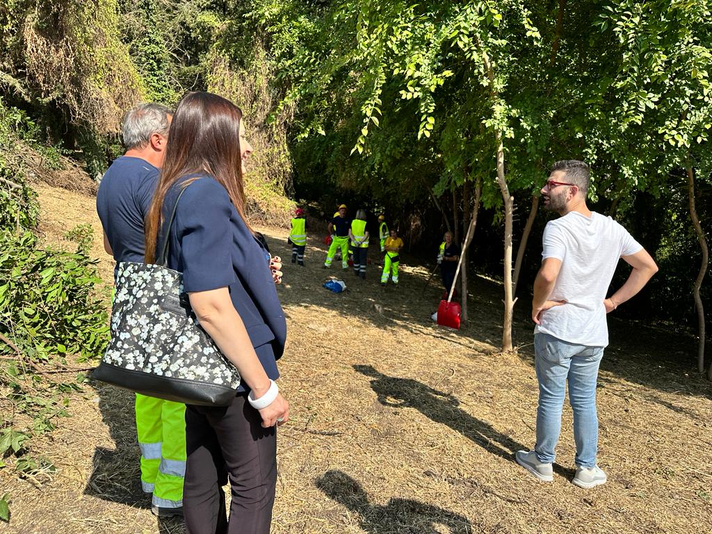 Ripresi i lavori per il parco urbano di Serra Venerdi lavori