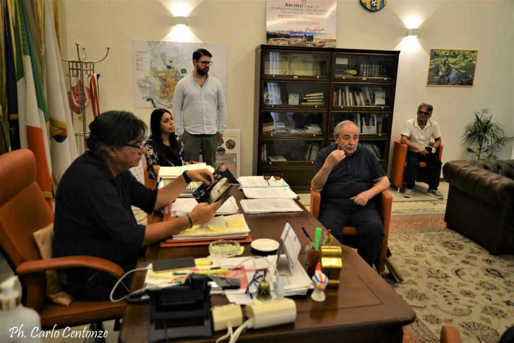 Candidatura a Capitale italiana della cultura 2027.L’ex sindaco di Matera Raffaello De Ruggieri, ricevuto a Palazzo di Città candidatura