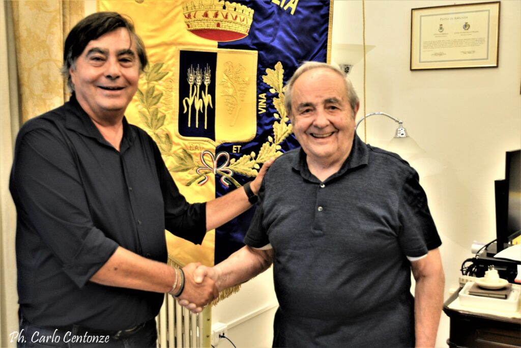 Candidatura a Capitale italiana della cultura 2027.L’ex sindaco di Matera Raffaello De Ruggieri, ricevuto a Palazzo di Città candidatura